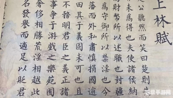 抄上林赋是什么意思