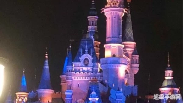 城堡烟花背景图